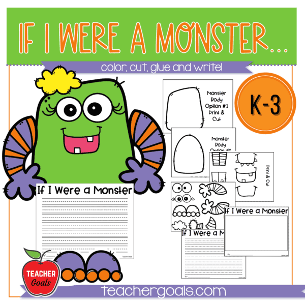 "If I Were A Monster" Halloween Writing Craft