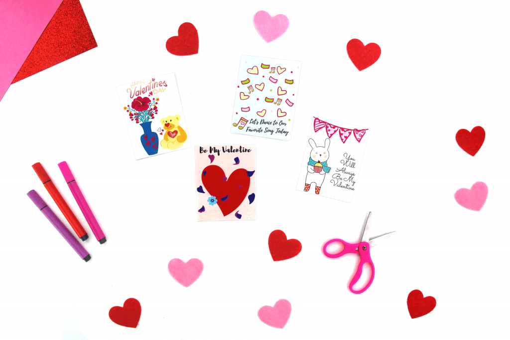 Classroom Printable Valentine's Cards for Your Students