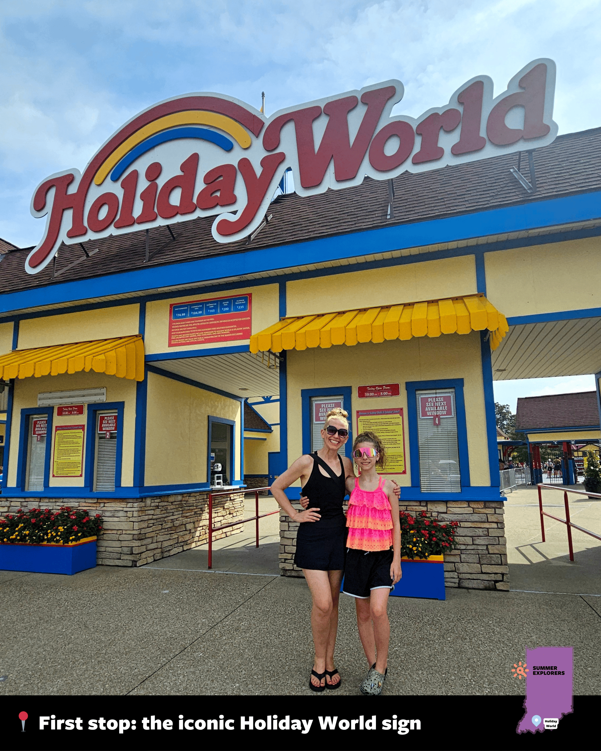 Rolling into Holiday World like we owned it Rolling into Holiday World like we owned it