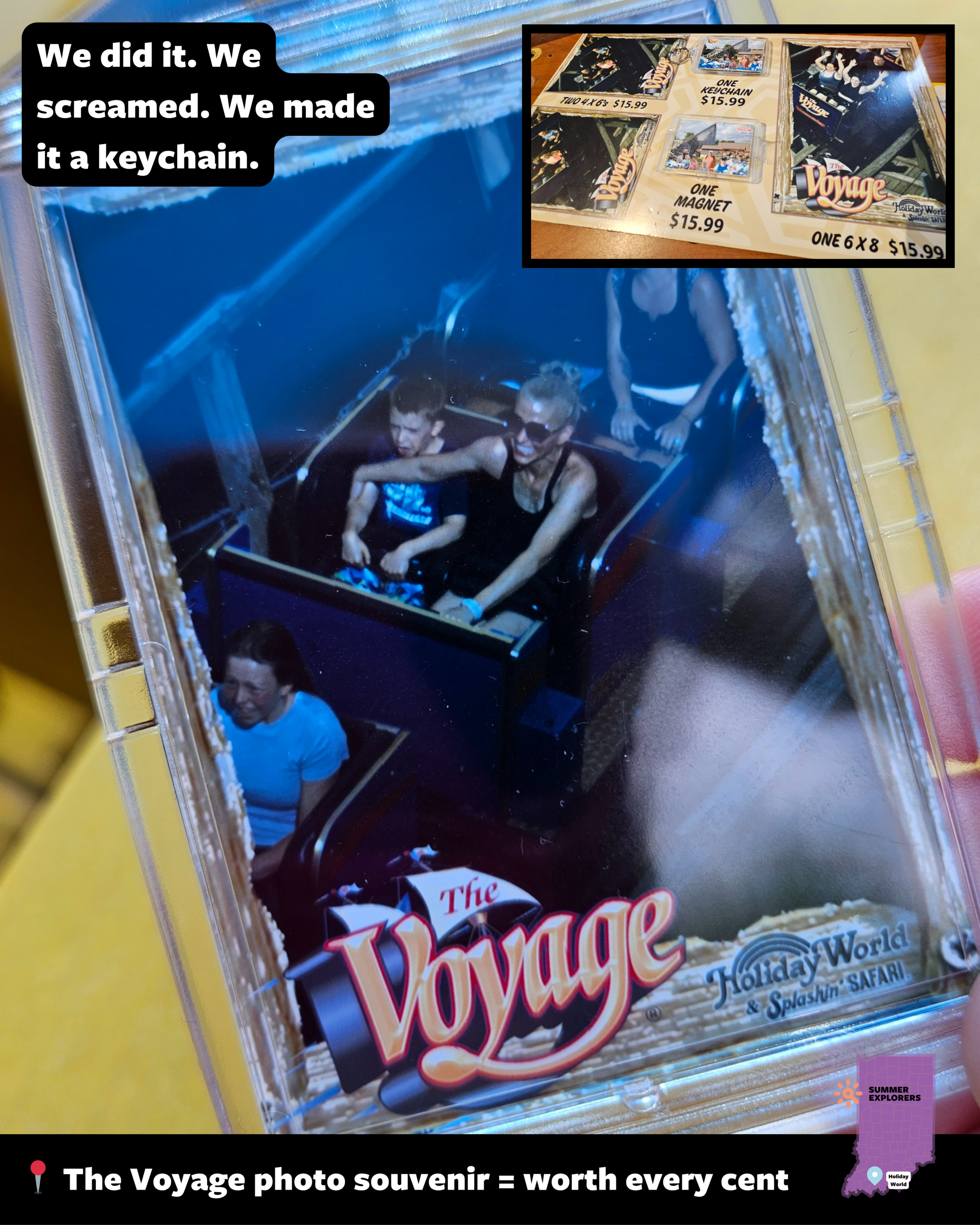 We did it. We screamed. We made it a keychain.
